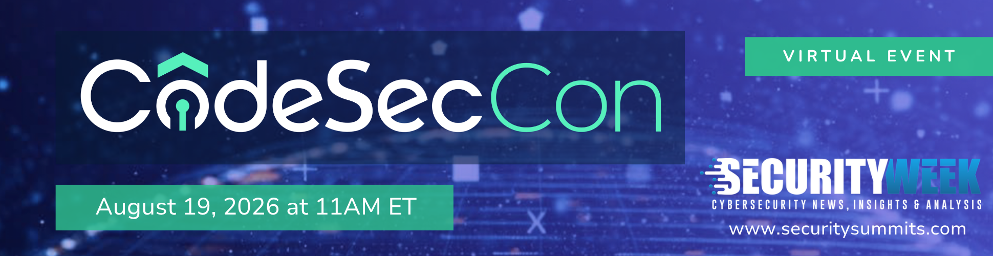 CodeSecCon 2026 - Landing Page Hero (1950 x 500 px)